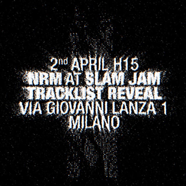 FASE 3 - NRM AT SLAM JAM - TRACKLIST REVEAL